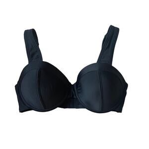 Gabifresh X Swimsuits for All Black Soft Cup Underwire Bikini Top NWT Sz 10 D/DD